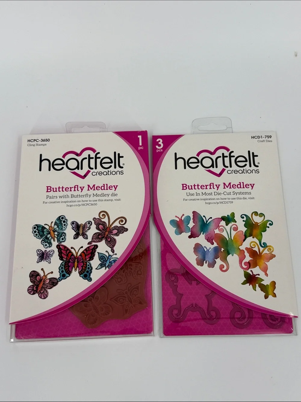 Heartfelt Butterfly Medley die-cut & Butterfly Medley Stamps(New)